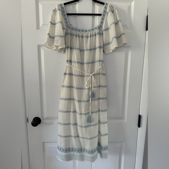 🌟NEW🌟Tory Burch Embroidered Ruffle Dress, Size XS - Picture 5 of 13